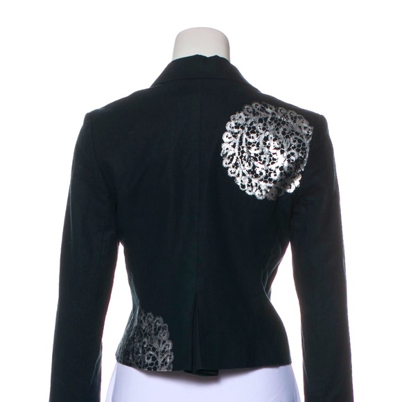 Libertine
Structured Printed Blazer
Size: L color blue - Picture 3 of 5